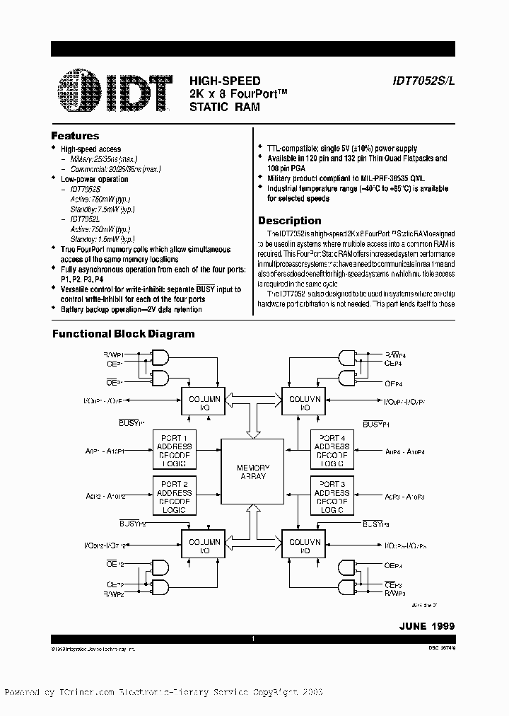 IDT7052S35PF_5006231.PDF Datasheet