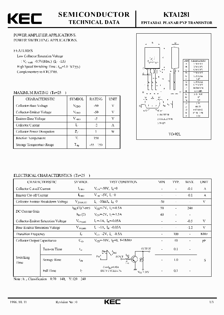 KTA1281_5014056.PDF Datasheet