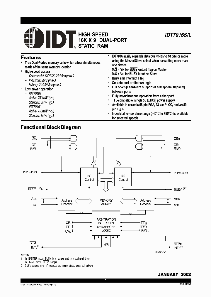 IDT7016L20PF_5022464.PDF Datasheet