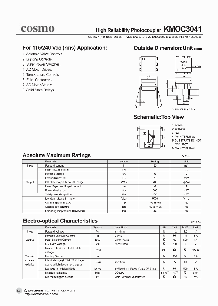 KMOC3041_5031978.PDF Datasheet