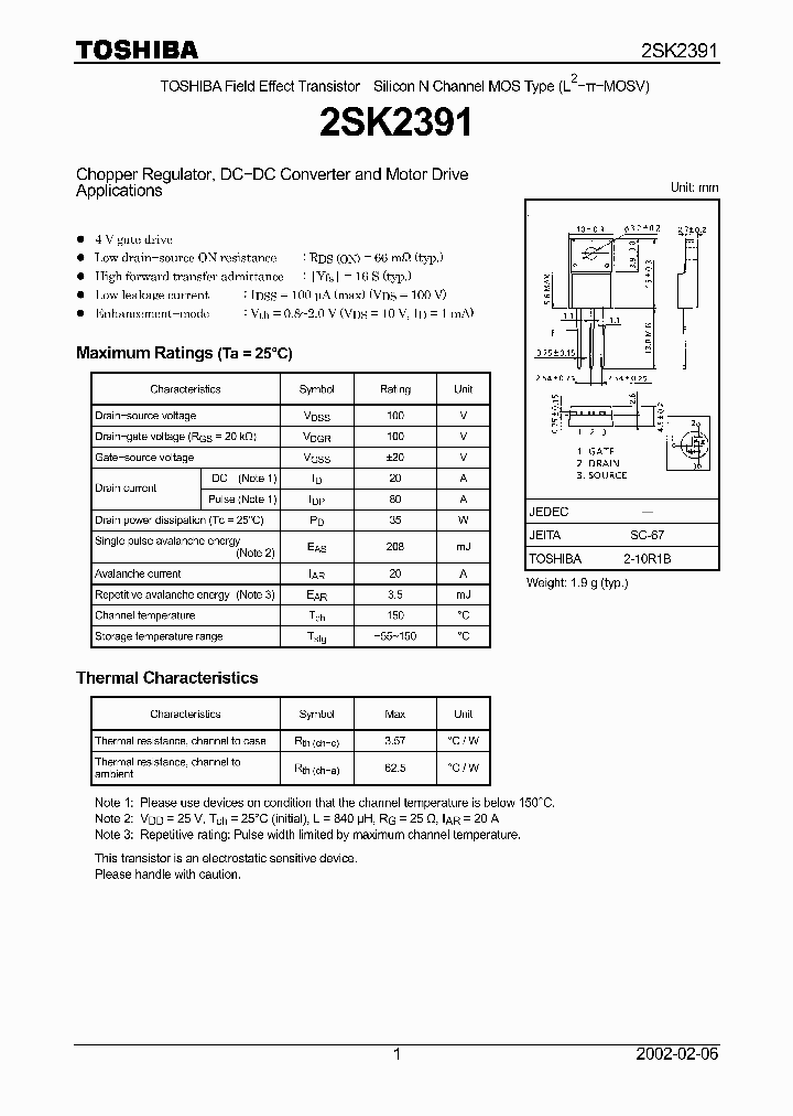 2SK2391_5069519.PDF Datasheet