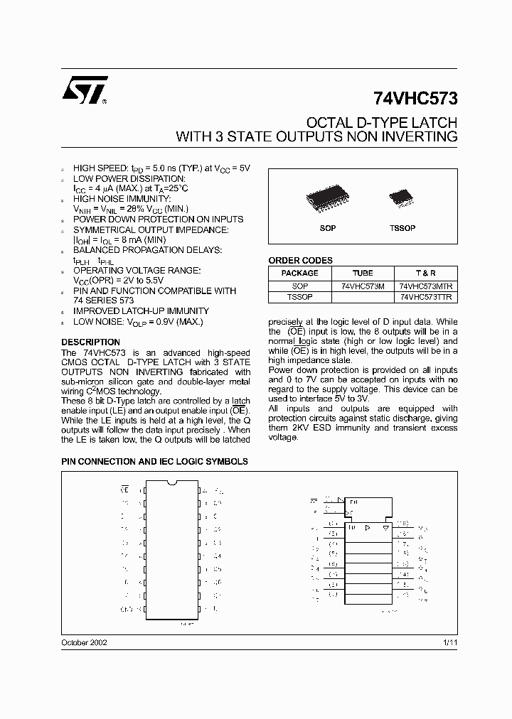 74VHC573MTR_5095271.PDF Datasheet