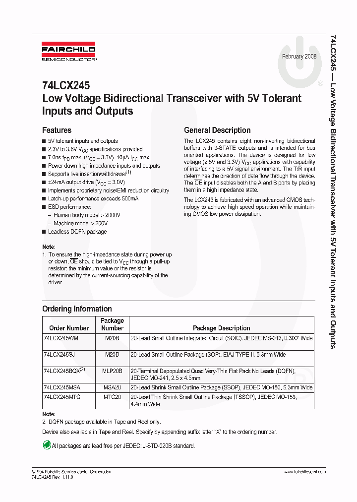 74LCX245WM08_5110879.PDF Datasheet