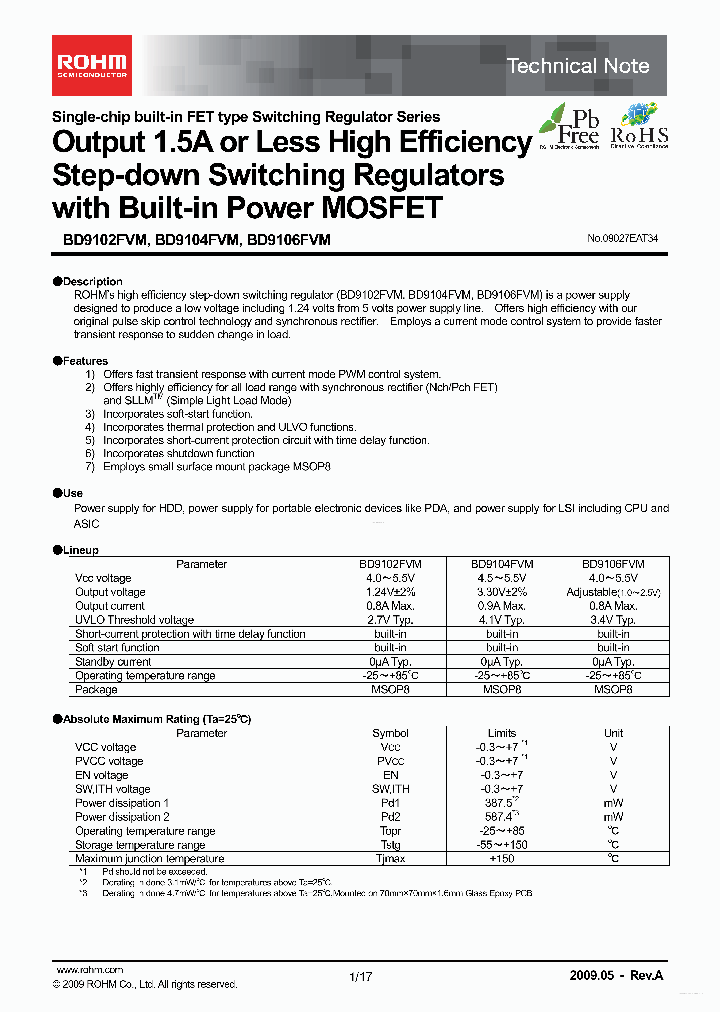 BD9102FVM_5126459.PDF Datasheet