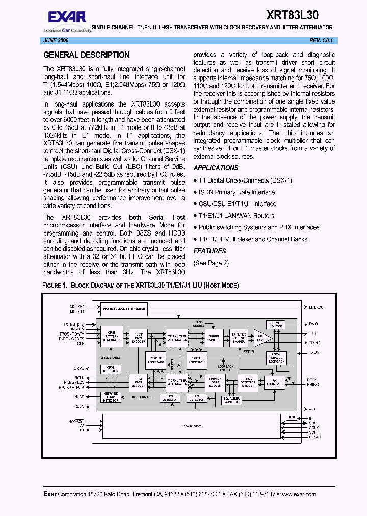 XRT83L30IV-F_5126419.PDF Datasheet
