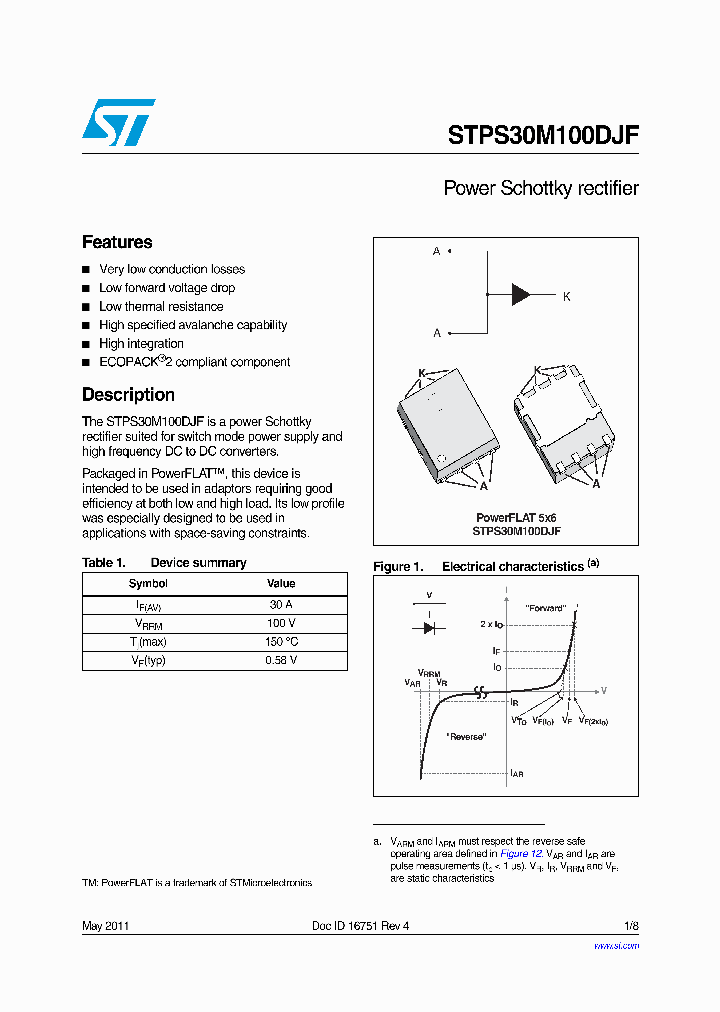 STPS30M100DJF_5141258.PDF Datasheet