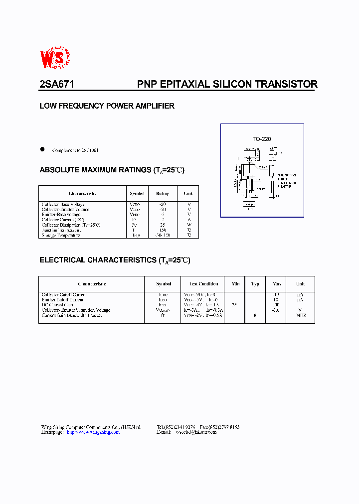 2SA671_5144646.PDF Datasheet