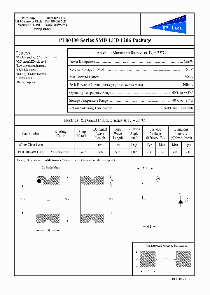 PL00100-WCG13_5151477.PDF Datasheet