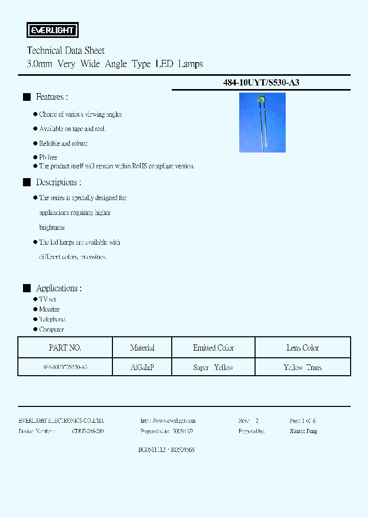 484-10UYT_5156861.PDF Datasheet