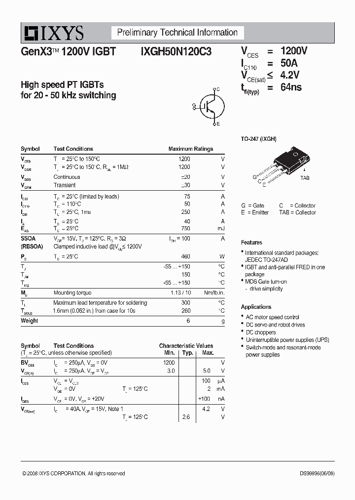 IXGH50N120C3_5163274.PDF Datasheet