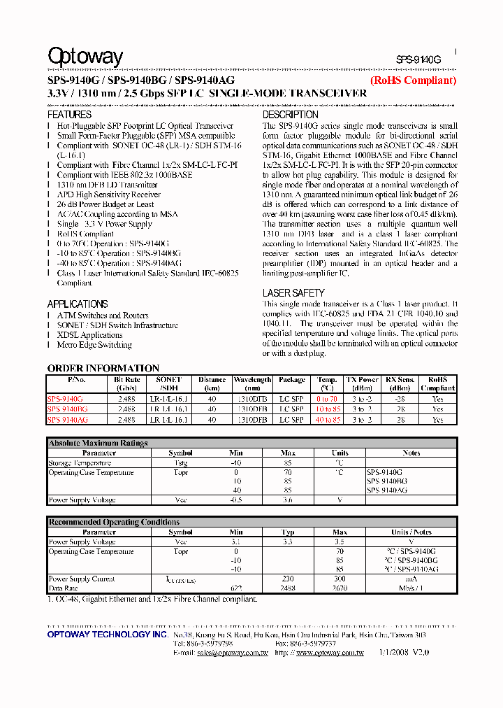 SPS-9140AG_5171474.PDF Datasheet