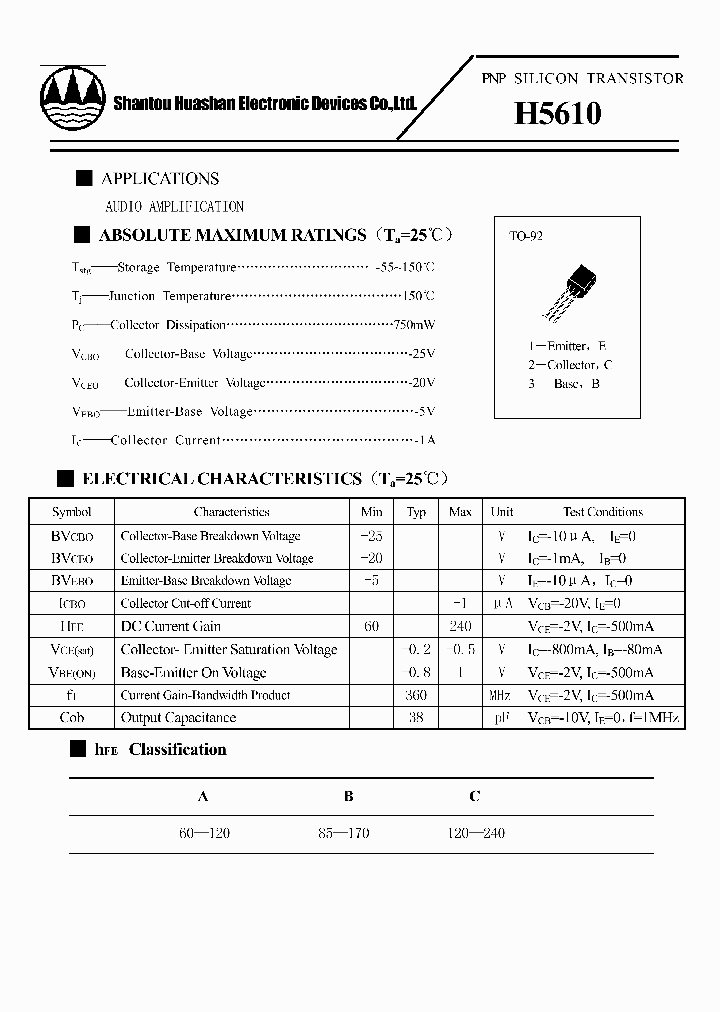 H5610_5178516.PDF Datasheet
