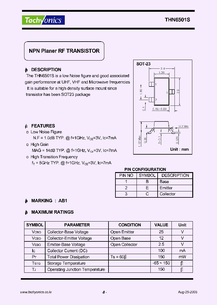 THN6501S_5196401.PDF Datasheet