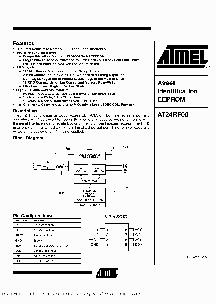 AT24RF08BN-10SC_5200084.PDF Datasheet