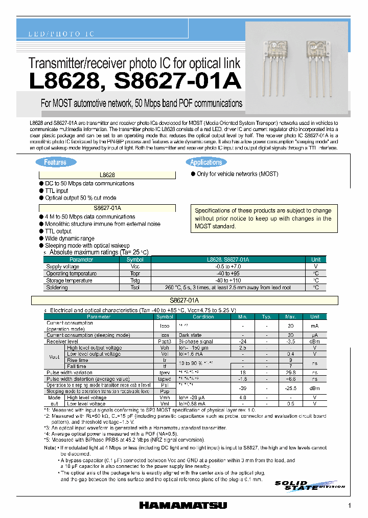 L8628_5205390.PDF Datasheet