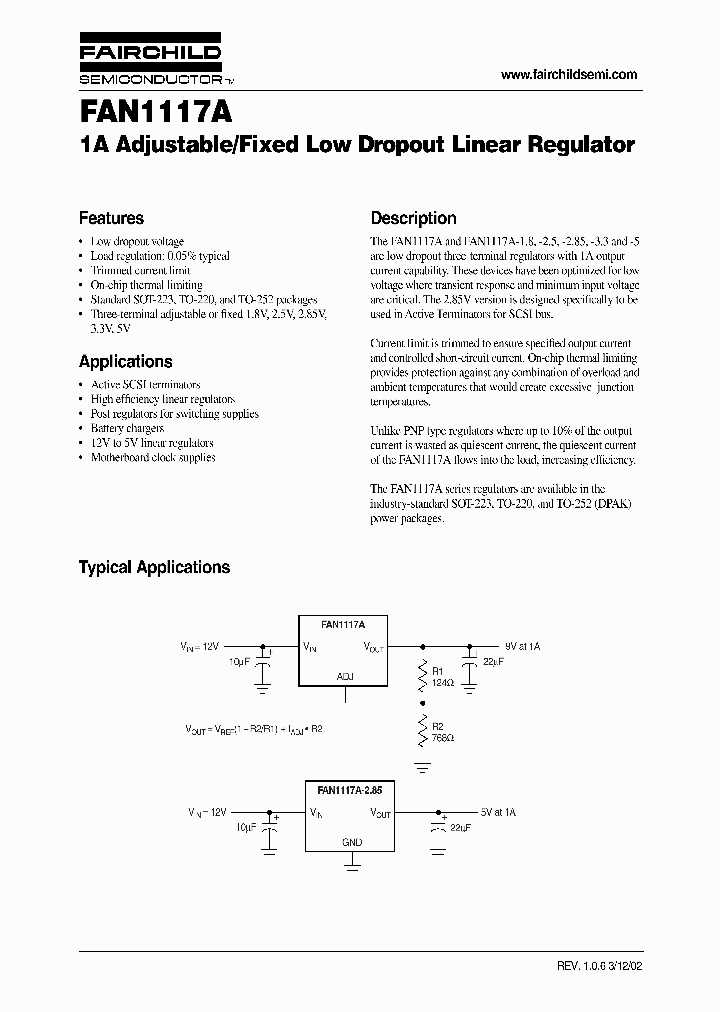 FAN1117AX18_5213763.PDF Datasheet