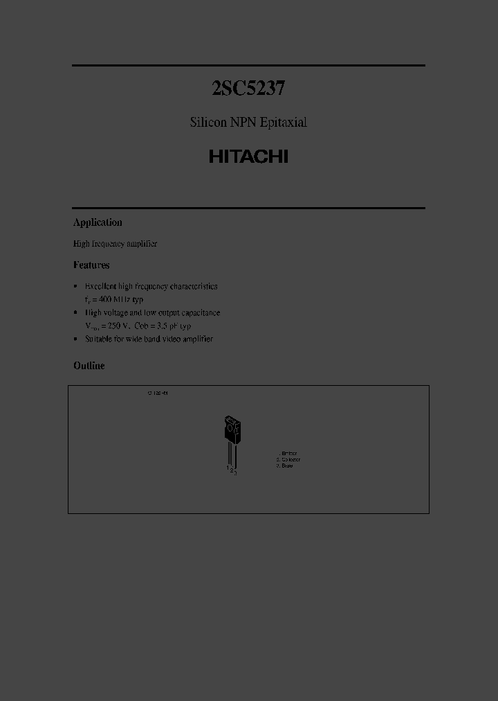 2SC5237C_5243300.PDF Datasheet