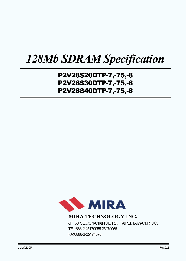 P2V28S20ATP-75_5266885.PDF Datasheet