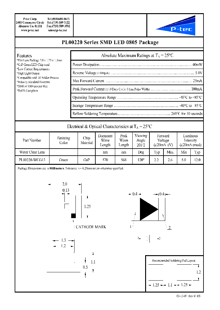 PL00220-WCG13_5288191.PDF Datasheet