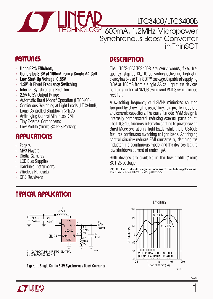 LTC3400ES6TRPBF_5290526.PDF Datasheet