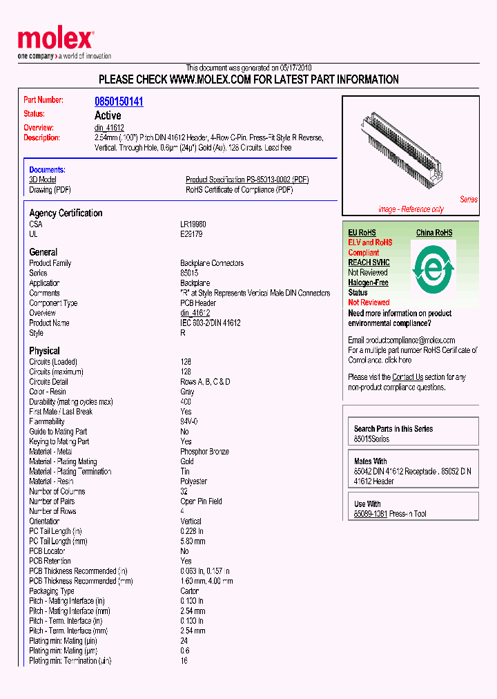 85015-0141_5294978.PDF Datasheet