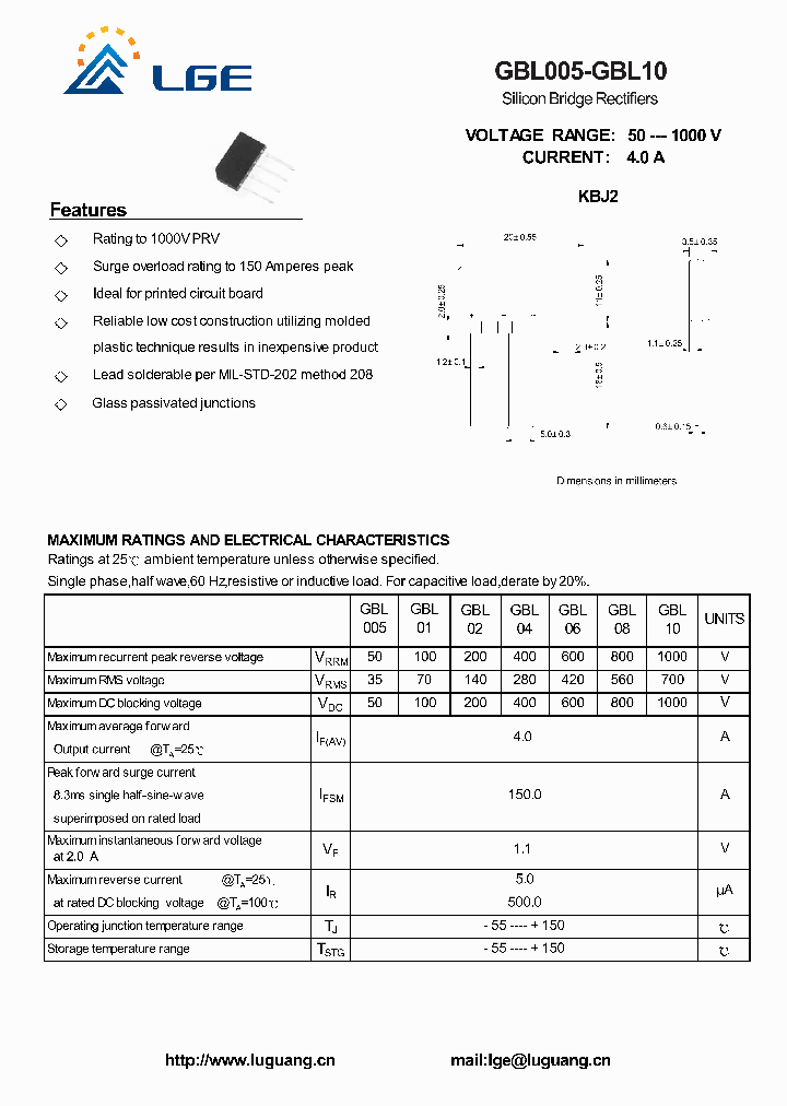 GBL005_5317091.PDF Datasheet