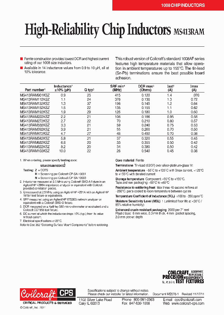 MS413RAM272KSZ_5319011.PDF Datasheet