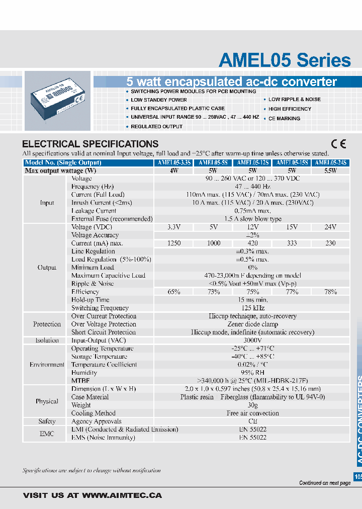 AMEL05-33S_5321482.PDF Datasheet