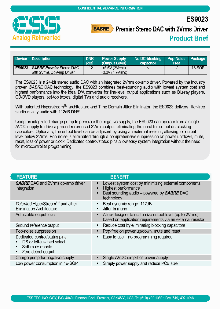 ES9023_5325320.PDF Datasheet