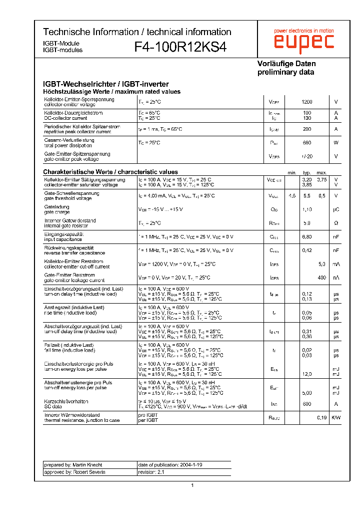 F4-100R12KS4_5332850.PDF Datasheet