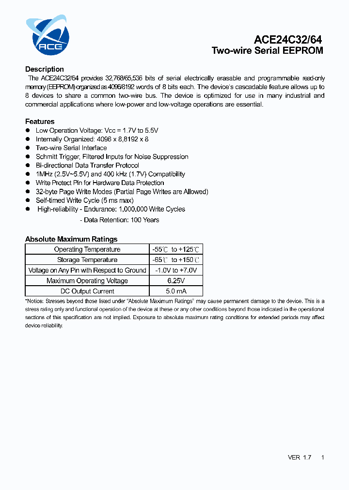 ACE24C64DMTH_5338660.PDF Datasheet