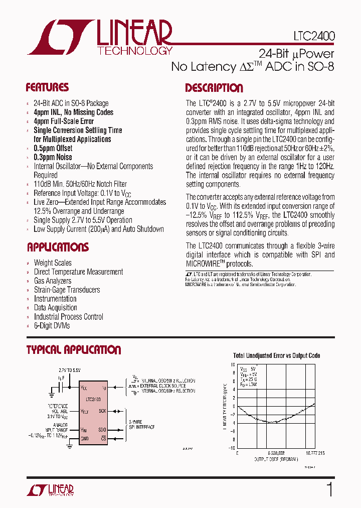 LTC2400CS8PBF_5344839.PDF Datasheet