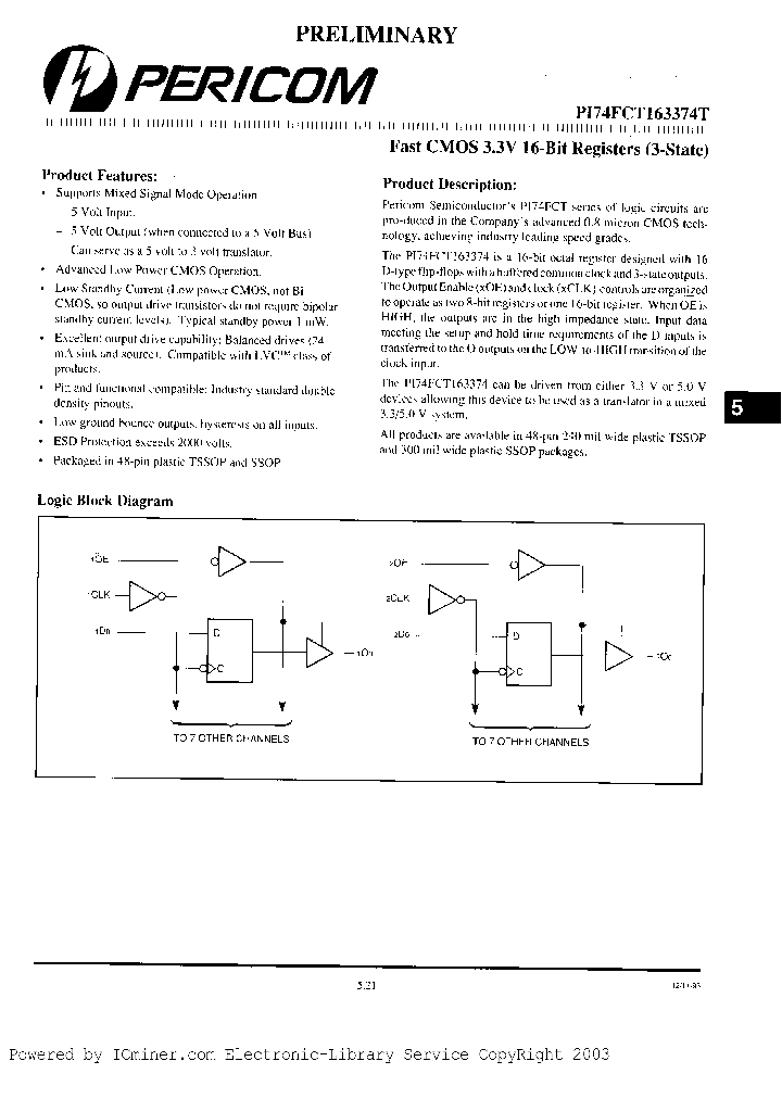 PI74FCT163374ATV_5349391.PDF Datasheet