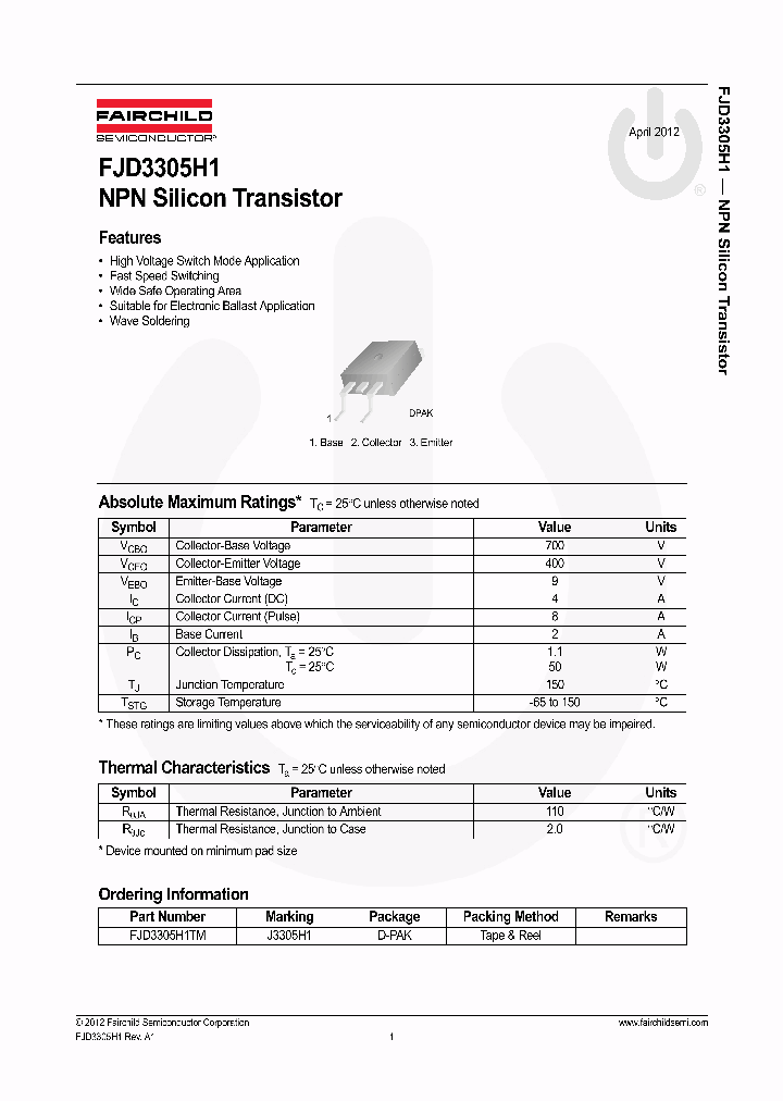 FJD3305H112_5352861.PDF Datasheet