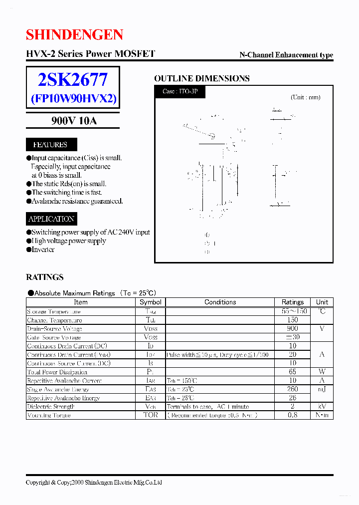 K2677_5356567.PDF Datasheet