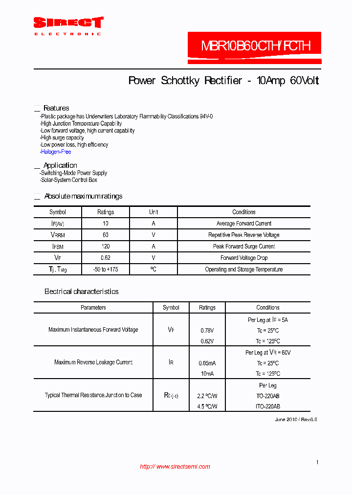 MBR10B60CTH_5362343.PDF Datasheet