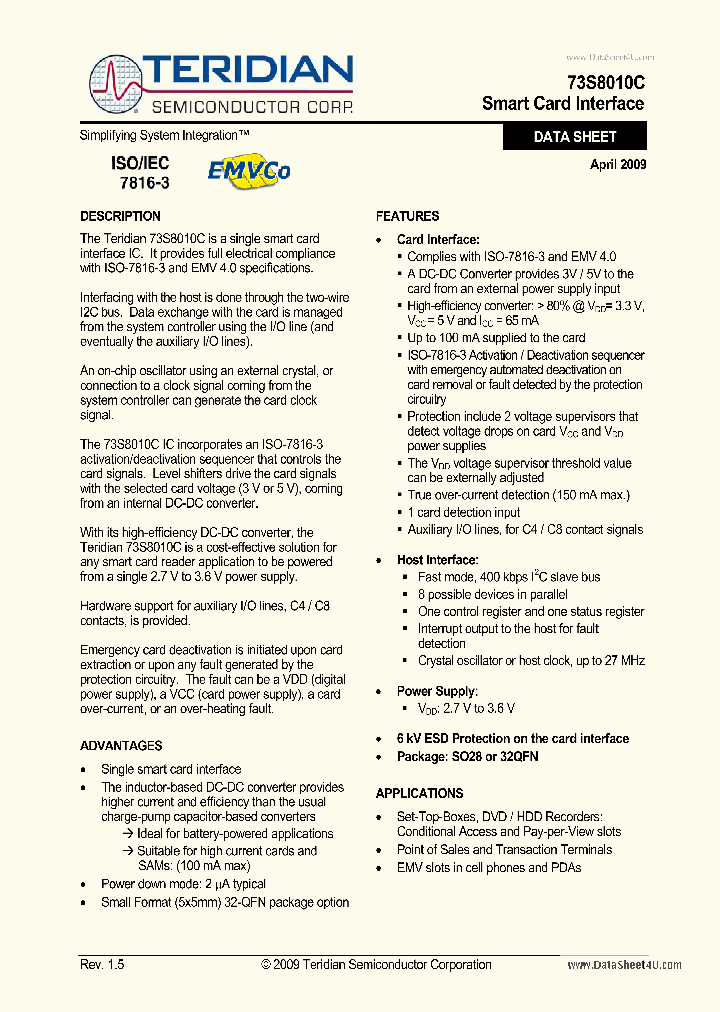 73S8010C_5363561.PDF Datasheet