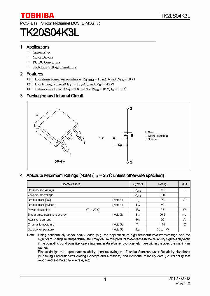 TK20S04K3L_5365148.PDF Datasheet