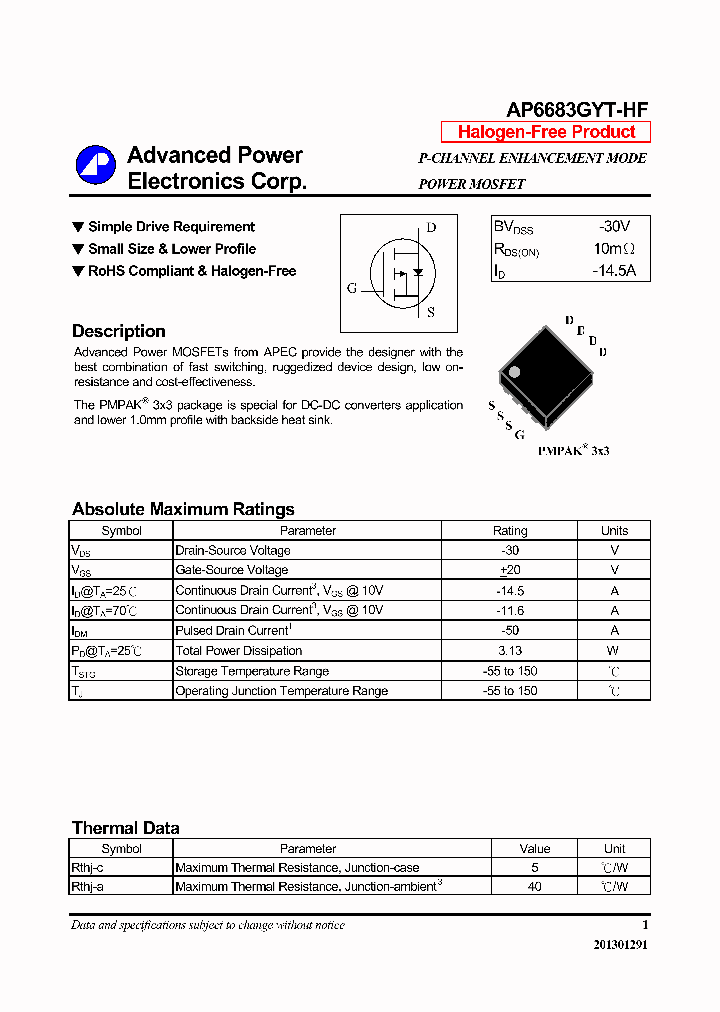 AP6683GYT-HF_5365258.PDF Datasheet
