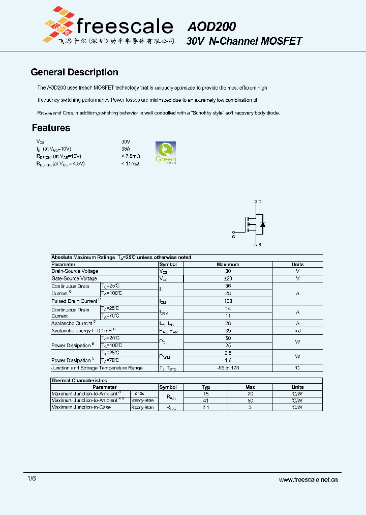 AOD200_5366466.PDF Datasheet