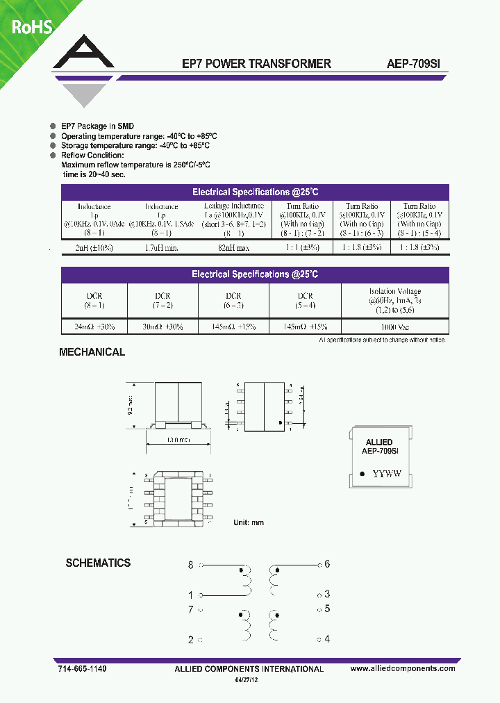 AEP-709SI_5371114.PDF Datasheet