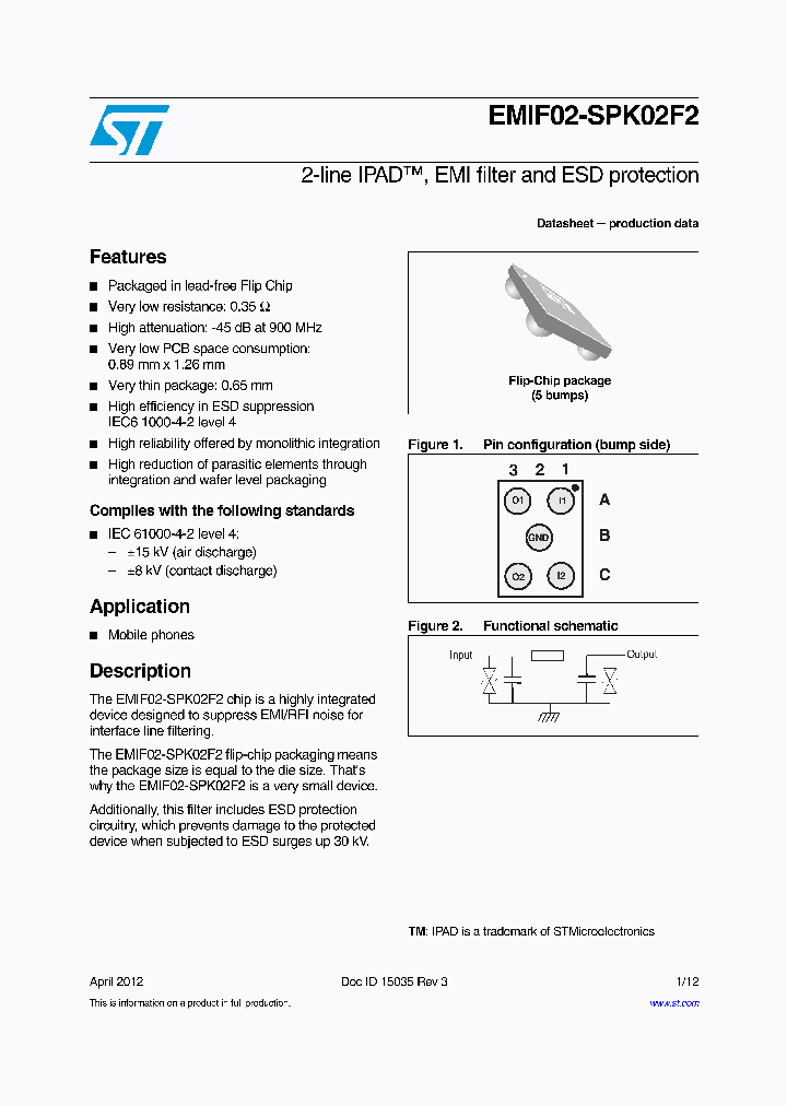EMIF02-SPK02F212_5372813.PDF Datasheet