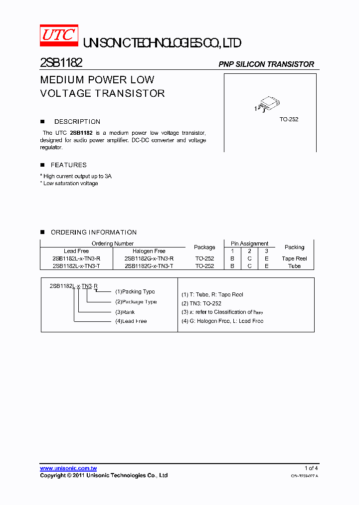 2SB1182L-X-TN3-T_5374563.PDF Datasheet