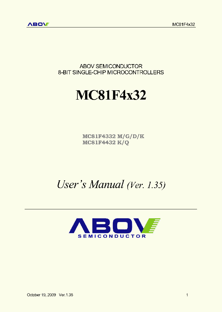 MC81F4332_5378353.PDF Datasheet