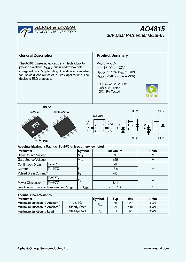 AO4815_5378501.PDF Datasheet