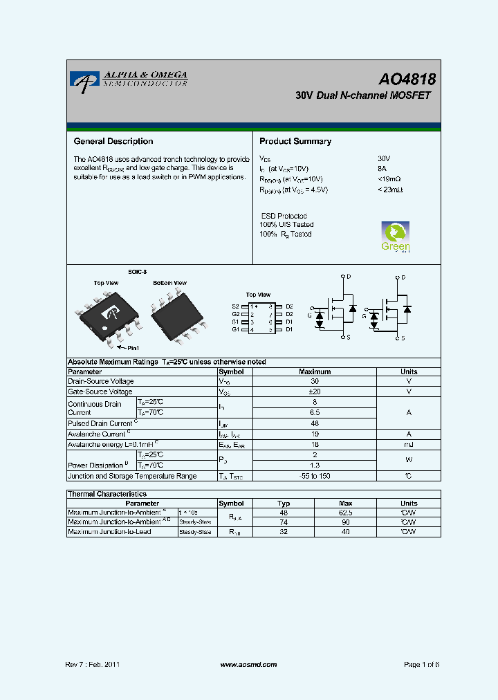 AO4818_5378505.PDF Datasheet