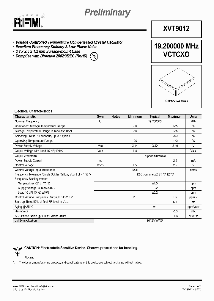 XVT9012_5383334.PDF Datasheet