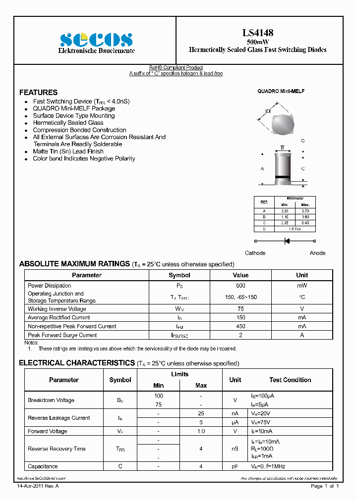 LS4148_5390459.PDF Datasheet