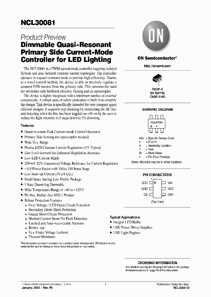 NCL30081_5391421.PDF Datasheet