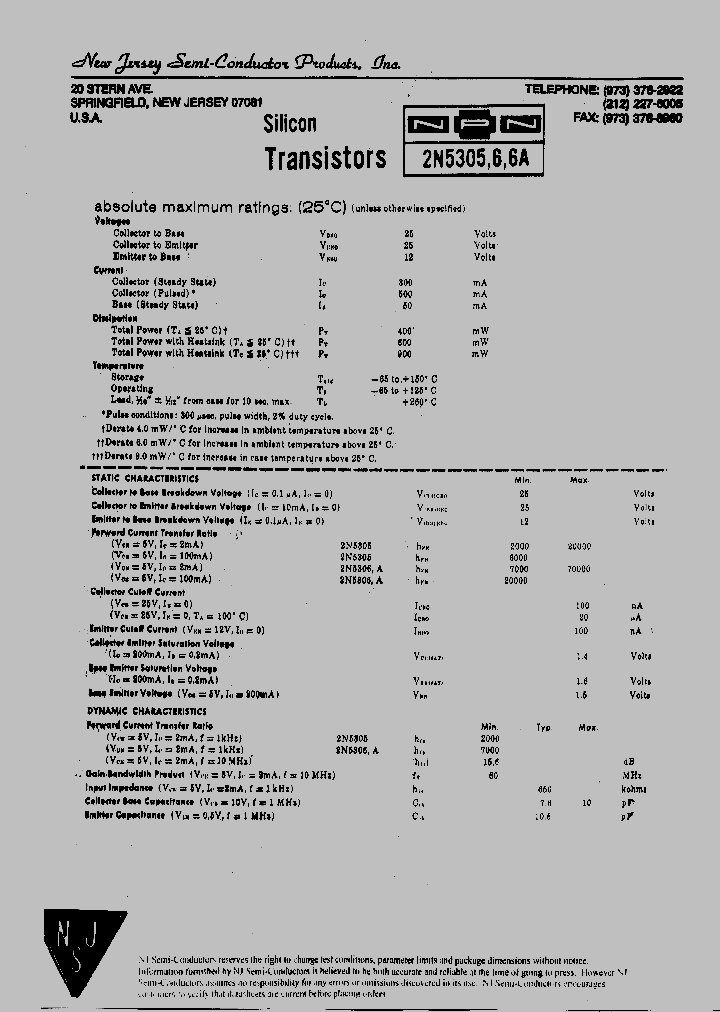 2N5306_5400959.PDF Datasheet